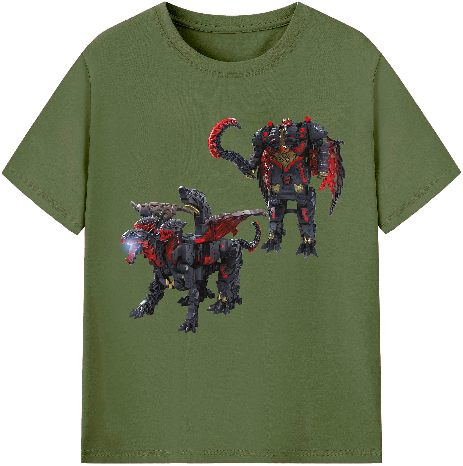 （画像用） Transformers トランスフォーマー 綿100％半袖Tシャツ（フロントプリント）